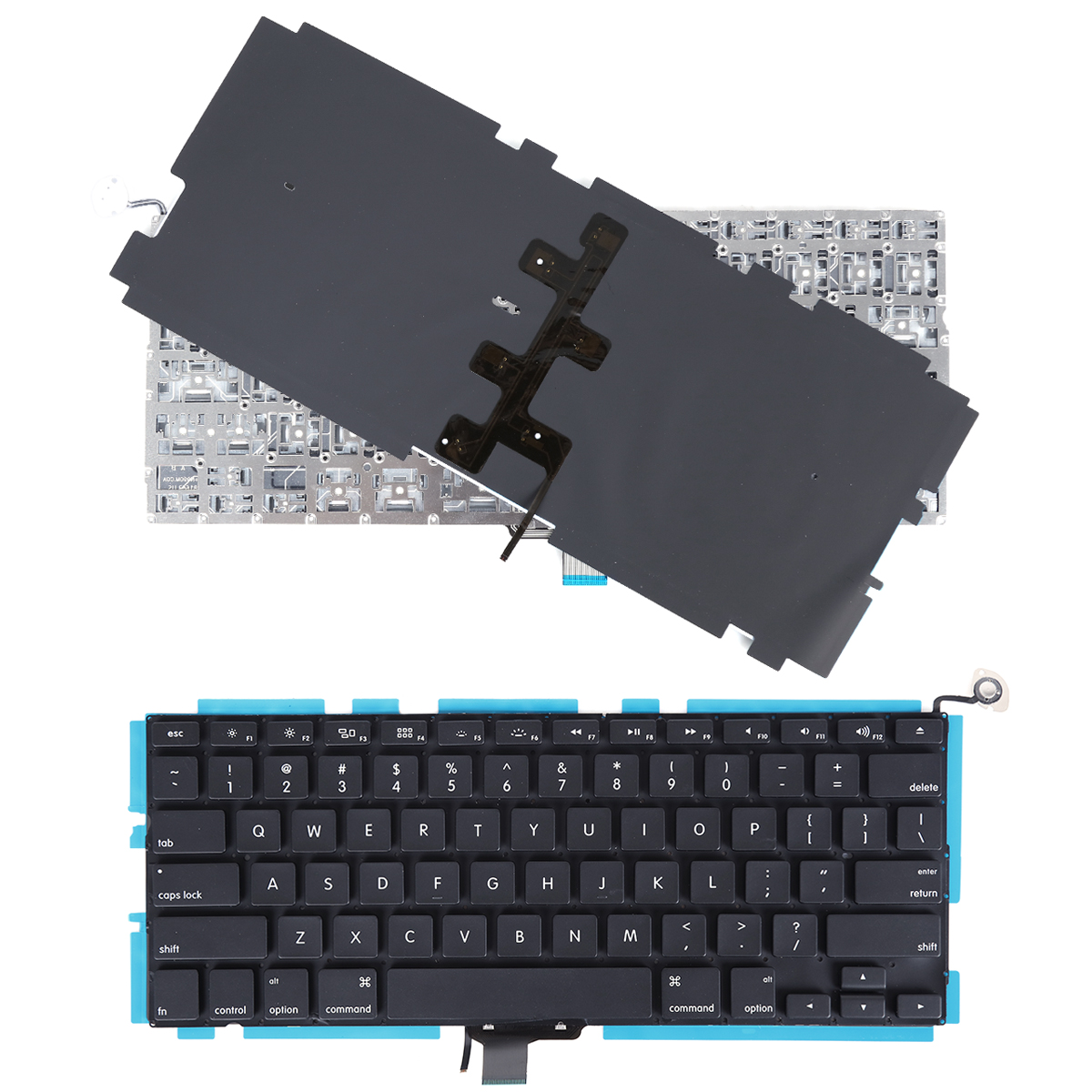 Picture of New Replacement Laptop Keyboard For Apple Macbook Pro Unibody A1278 MB467 Models  13.3" BLACK(With Backlit Board) US Layout